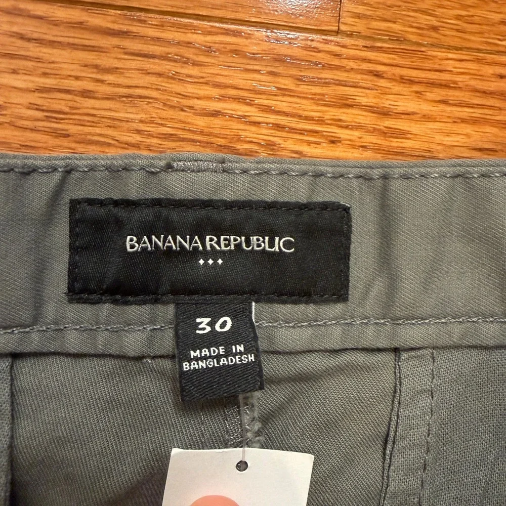 New Banana Republic Chino Shorts Mens 30 Slim Fit 7